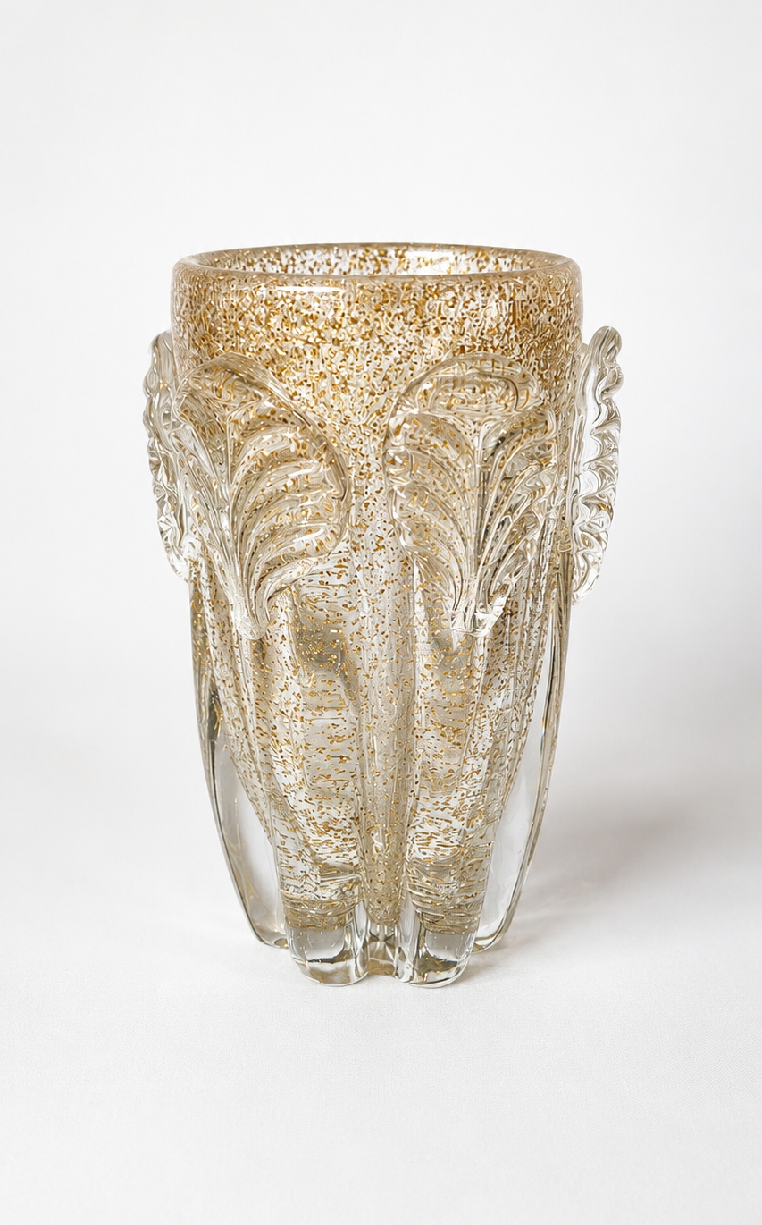 Vaso de Murano Folhas
