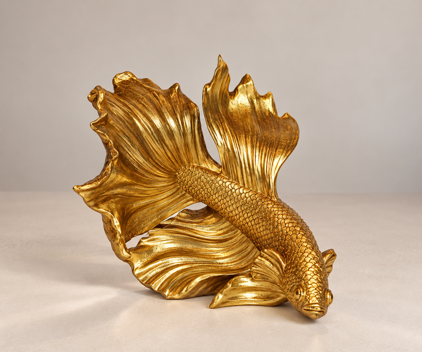 Escultura peixe Dourado