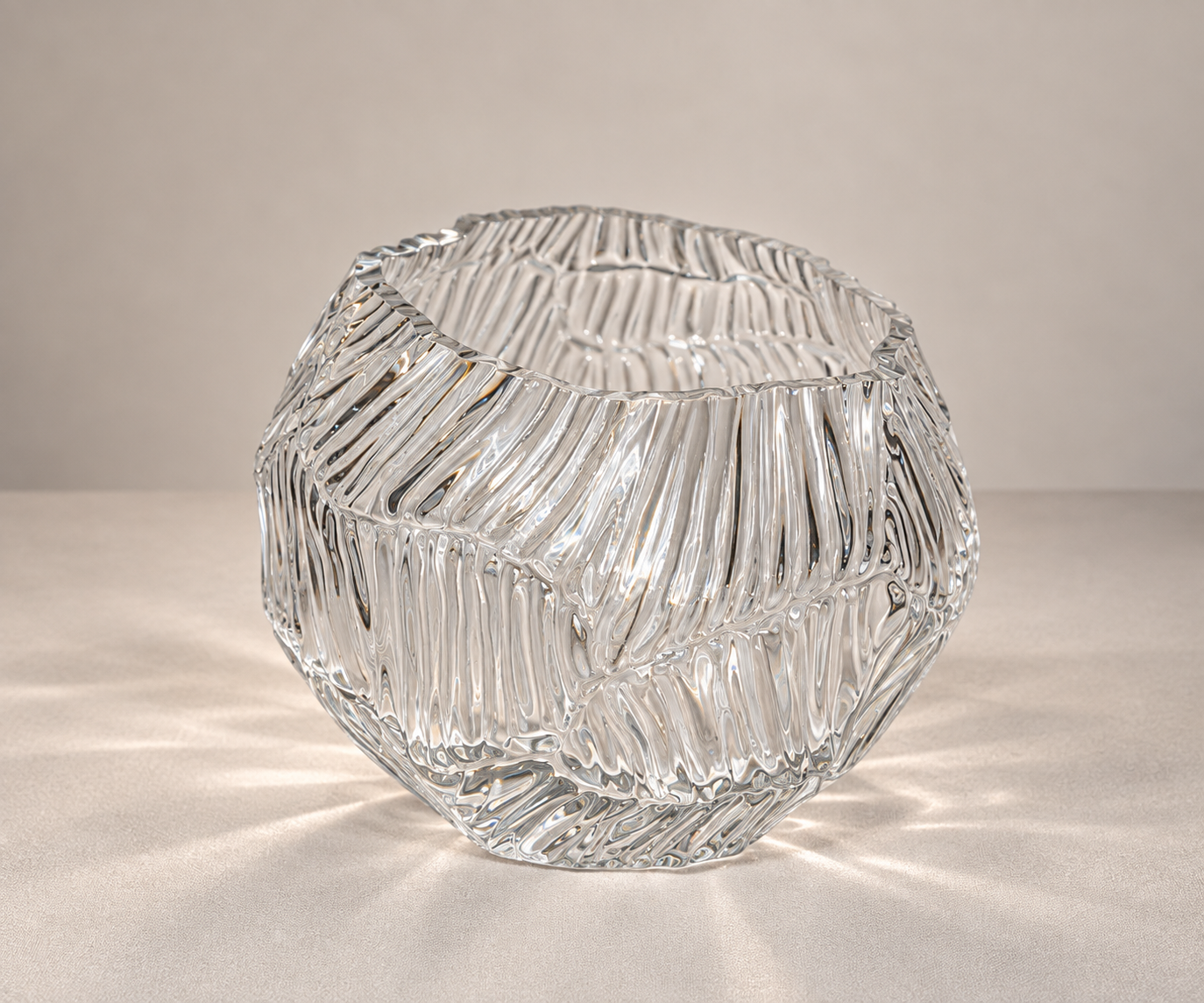 Vaso de Vidro trabalhado
