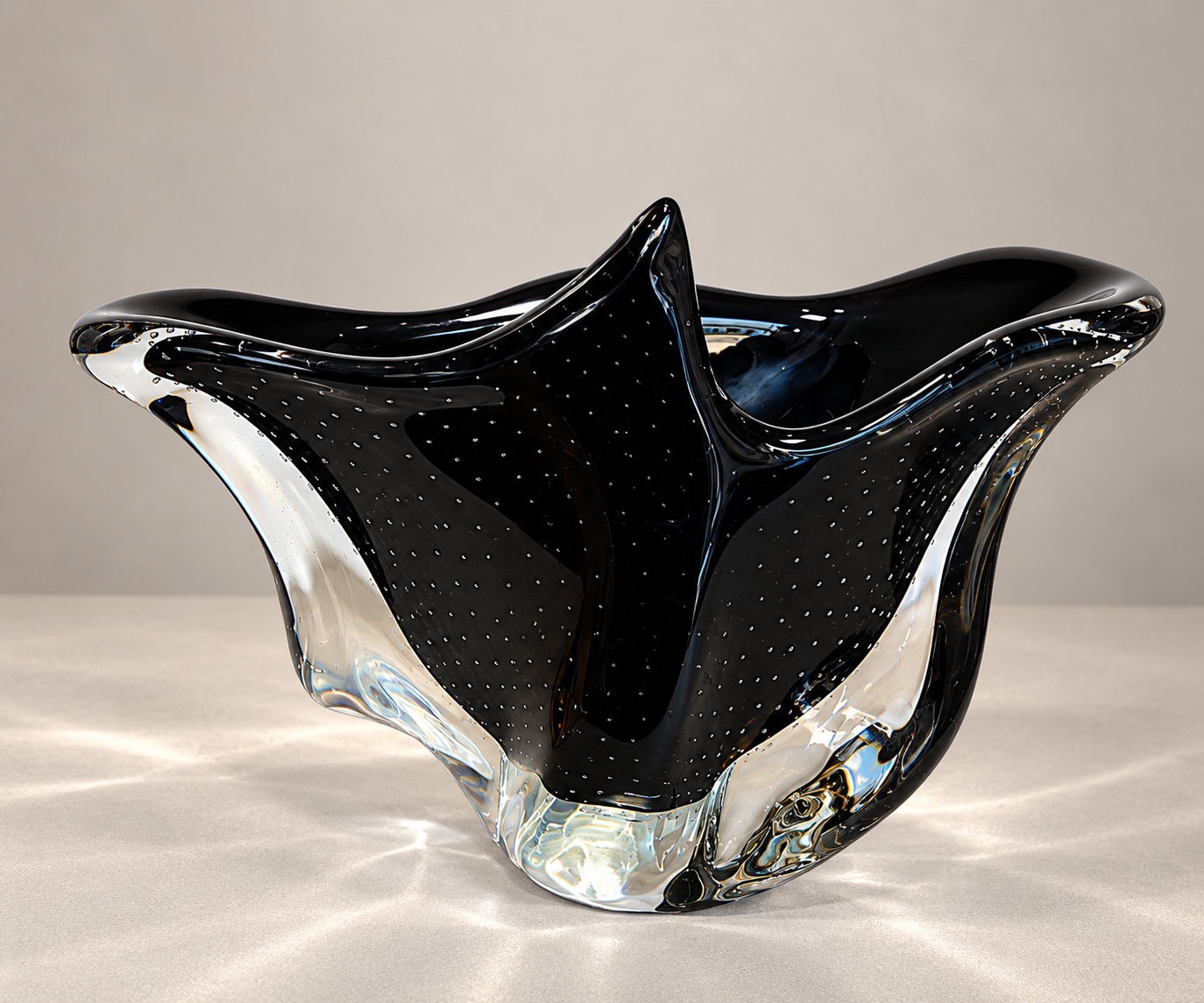 Vaso de Murano Preto